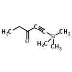 CAS#: 18387-58-1， 1-(Trimethylsilyl)-1-Pentyn-3-One