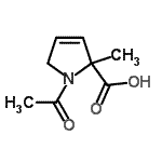 CAS#: 183998-33-6， 1-Acetyl-2-Methyl-2,5-Dihydro-1H-Pyrrole-2-Carboxylic Acid
