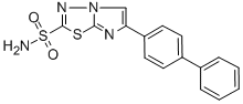 CAS#: 183999-58-8， 6-(4-Phenylphenyl)Imidazo[1,2-d][1,3,4]Thiadiazole-2-Sulfonamide
