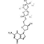 CAS#: 18423-40-0， Trisodium 2'-deoxy-5'-O-[({[(hydroxyphosphinato)oxy]phosphinato}oxy)phosphinato]guanosine