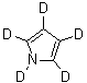 structure of CAS# 18430-85-8, (<Sup>2</Sup>H<Sub>5</Sub>)-1H-Pyrrole;[D5]pyrrole;Pyrrole-d5;344389_ALDRICH