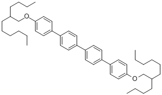 CAS#: 18434-08-7， 4,4'''-Bis[(2-Butyloctyl)Oxy]-1,1':4',1'':4'',1'''-Quaterphenyl