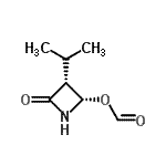 CAS#: 184424-12-2， (2S,3R)-3-Isopropyl-4-Oxo-2-Azetidinyl Formate