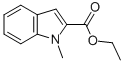 structure of CAS# 18450-24-3, 1-Methylindole-2-Carboxylic Acid Ethyl Ester;1-Methyl-2-Indolecarboxylic Acid Ethyl Ester;1-Methylindole-2-Carboxylic Acid Ethyl Ester;Ag-777/36178036