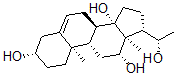 CAS#: 18463-31-5， (20R)-Pregn-5-Ene-3beta,12beta,14beta,20-Tetrol