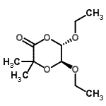 CAS#: 184761-17-9， (5S,6S)-5,6-Diethoxy-3,3-Dimethyl-1,4-Dioxan-2-One