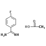 CAS#: 184778-36-7， 4-Fluorobenzenecarboximidamide Acetate (1:1)