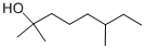structure of CAS# 18479-57-7, 2,6-Dimethyl-2-Octanol;W516503_Aldrich;2,6-Dimethyl-2-Octanol;2-Octanol, 2,6-Dimethyl-