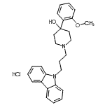 CAS#: 184845-43-0， 1-[3-(9H-Carbazol-9-Yl)Propyl]-4-(2-Methoxyphenyl)-4-Piperidinol Hydrochloride (1:1)