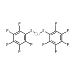 CAS#: 18504-19-3， Bis[(2,3,4,5,6-Pentafluorophenyl)Sulfanyl]Copper