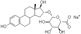 CAS#: 1852-44-4， Estriol 16alpha-(beta-D-glucuronide) sodium salt