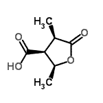 CAS#: 185246-58-6， (2S,3S,4R)-2,4-Dimethyl-5-Oxotetrahydro-3-Furancarboxylic Acid