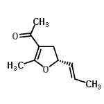 CAS#: 185317-33-3， 1-{(5R)-2-Methyl-5-[(1E)-1-Propen-1-Yl]-4,5-Dihydro-3-Furanyl}Ethanone