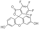 CAS#: 185318-74-5， 4,5,6,7-Tetrafluoro-3',6'-Dihydroxy-Spiro[Isobenzofuran-1(3H),9'-[9H]Xanthen]-3-One