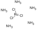 structure of CAS# 18532-87-1, Pentaamminechloro-(Oc-6-22)-Ruthenium Chloride (1:2);Ruthenium(2+), Pentaamminechloro-, Dichloride, (Oc-6-22)- (9Ci);Chloropentaammineruthenium(Iii) Dichloride;289760_Aldrich