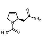 CAS#: 185410-96-2， 2-[(2R)-1-Acetyl-2,5-Dihydro-1H-Pyrrol-2-Yl]Acetamide