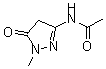 CAS#: 185451-37-0， N-(4,5-Dihydro-1-Methyl-5-Oxo-1H-Pyrazol-3-Yl)-Acetamide