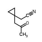 CAS#: 185516-82-9， 2-(1-Acetonylcyclopropyl)Acetonitrile