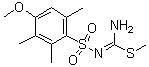 CAS#: 185674-97-9， Methyl N'-[(4-Methoxy-2,3,6-Trimethylphenyl)Sulfonyl]Carbamimidothioate
