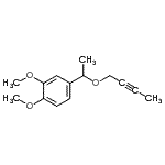 CAS#: 185676-84-0， 4-[1-(2-Butyn-1-Yloxy)Ethyl]-1,2-Dimethoxybenzene