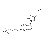 CAS#: 185835-97-6， (5S)-5-(Methoxymethyl)-3-[6-(4,4,4-Trifluorobutoxy)-1,2-Benzoxazol-3-Yl]-1,3-Oxazolidin-2-One