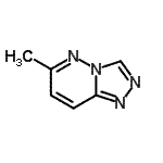 structure of CAS# 18591-78-1, 6-Methyl[1,2,4]Triazolo[4,3-b]Pyridazine;6-Methyl[1,2,4]triazolo[4,3-b]pyridazine;6-Methyl-[1,2,4]triazolo[4,3-b]pyridazine;6-Methyl[1,2,4]triazolo[4,3-b]pyridazine #