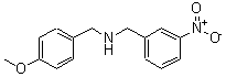 CAS#: 186129-17-9， 1-(4-Methoxyphenyl)-N-(3-Nitrobenzyl)Methanamine