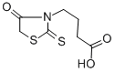 structure of CAS# 18623-60-4, 4-(4-Oxo-2-Thioxo-Thiazolidin-3-Yl)-Butyric Acid;4-(4-Oxo-2-Thioxo-Thiazolidin-3-Yl)Butanoate;4-(4-Oxo-2-Thioxo-3-Thiazolidinyl)Butanoate;4-(4-Keto-2-Thioxo-Thiazolidin-3-Yl)Butyrate