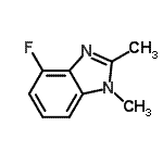 CAS#: 18645-87-9， 4-Fluoro-1,2-Dimethyl-1H-Benzimidazole