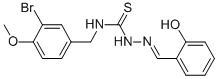 CAS#: 186453-55-4， 1-[(3-Bromo-4-Methoxyphenyl)Methyl]-3-[[(E)-(6-Oxo-1-Cyclohexa-2,4-Dienylidene)Methyl]Amino]Thiourea