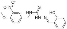 CAS#: 186453-57-6， 1-[(4-Methoxy-3-Nitrophenyl)Methyl]-3-[[(E)-(6-Oxo-1-Cyclohexa-2,4-Dienylidene)Methyl]Amino]Thiourea