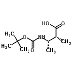 CAS#: 186494-10-0， (2R,3S)-2-Methyl-3-({[(2-Methyl-2-Propanyl)Oxy]Carbonyl}Amino)Butanoic Acid