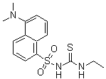 CAS#: 186661-19-8， 5-(Dimethylamino)-N-(Ethylcarbamothioyl)-1-Naphthalenesulfonamide