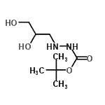 CAS#: 186966-48-3， 2-Methyl-2-Propanyl 2-(2,3-Dihydroxypropyl)Hydrazinecarboxylate
