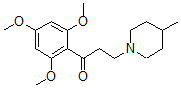 CAS#: 18703-97-4， 2',4',6'-Trimethoxy-beta-(4-Methylpiperidino)Propiophenone