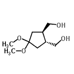 CAS#: 187528-21-8， [(1R,2R)-4,4-Dimethoxy-1,2-Cyclopentanediyl]Dimethanol