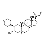 CAS#: 187652-71-7， (2beta,3alpha,5alpha)-21-Chloro-3-Hydroxy-2-(4-Morpholinyl)Pregnan-20-One