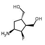 CAS#: 187878-64-4， [(1S,2S,3R,4S)-4-Amino-3-Fluoro-1,2-Cyclopentanediyl]Dimethanol