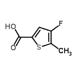 CAS#: 187962-21-6， 4-Fluoro-5-Methyl-2-Thiophenecarboxylic Acid