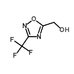 结构式 CAS# 187970-11-2, [3-(三氟甲基)-1,2,4-恶二唑-5-基]甲醇