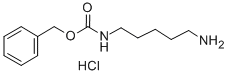 结构式 CAS# 18807-74-4, (5-氨基戊基)-氨基甲酸苄酯单盐酸盐