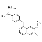 CAS#: 18813-63-3， 1-[(3,4-Dimethoxyphenyl)Methyl]-7-Methoxy-Isoquinolin-6-Ol