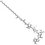CAS 登录号：188174-64-3， 二锂, [[(2R,3S,4R,5R)-5-(6-氨基嘌呤-9-基)-4-羟基-3-膦酰氧基-四氢呋喃-2-基]甲氧基-氧代-磷酰][(3R)-4-[[3-(2-棕榈酰巯基乙基氨基)-3-氧代-丙基]氨基]-3-羟基-2,2-二甲基-4-氧代-丁基]磷酸酯