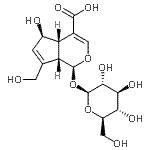 CAS#: 18842-99-4， (1S,4aS,5R,7aS)-1-(beta-D-Glucopyranosyloxy)-5-Hydroxy-7-(Hydroxymethyl)-1,4A,5,7A-Tetrahydrocyclopenta[c]Pyran-4-Carboxylic Acid
