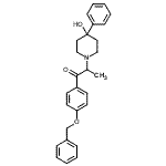 CAS#: 188591-61-9， 1-[4-(Benzyloxy)Phenyl]-2-(4-Hydroxy-4-Phenyl-1-Piperidinyl)-1-Propanone