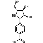 CAS#: 188745-02-0， 4-[(2S,3S,4R,5R)-3,4-Dihydroxy-5-(Hydroxymethyl)-2-Pyrrolidinyl]Benzoic Acid