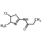 CAS#: 189039-00-7， N-(5-Chloro-4-Methyl-4,5-Dihydro-1,3-Thiazol-2-Yl)Propanamide