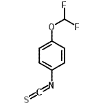 结构式 CAS# 189281-92-3, 1-(二氟甲氧基)-4-异硫氰酸基苯