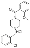 CAS 登录号：18940-64-2， 1-(O-氯苄基)-4-(O-甲氧基苯甲酰基)哌嗪盐酸盐
