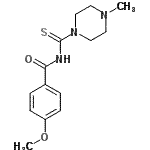 CAS#: 189452-07-1， 4-Methoxy-N-[(4-Methyl-1-Piperazinyl)Carbonothioyl]Benzamide